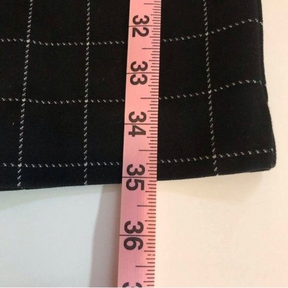 PETITE - Charter Club Cambridge Slim black checkered pants - 4P - Stylish - Picture 6 of 7